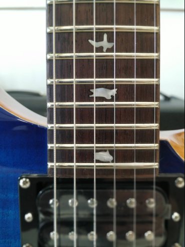 PRS SE Custom 24 Faded Blue Burst