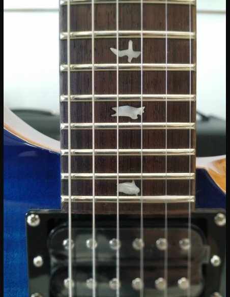 PRS SE Custom 24 Faded Blue Burst