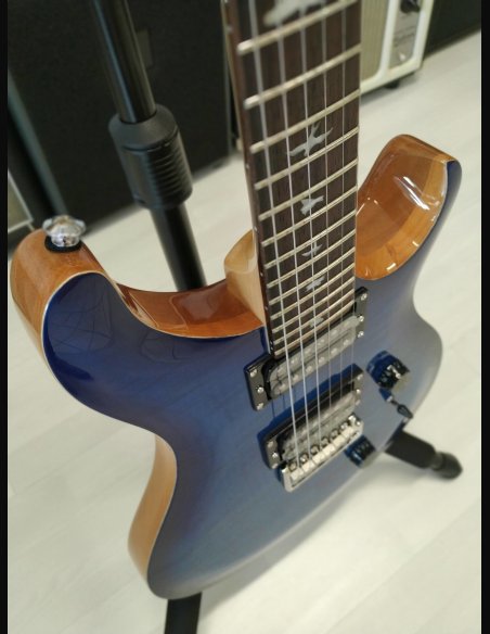 PRS SE Custom 24 Faded Blue Burst