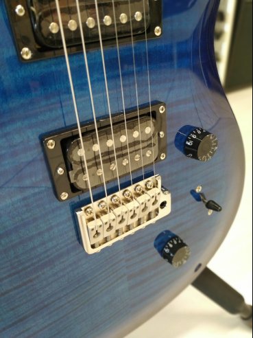 PRS SE Custom 24 Faded Blue Burst