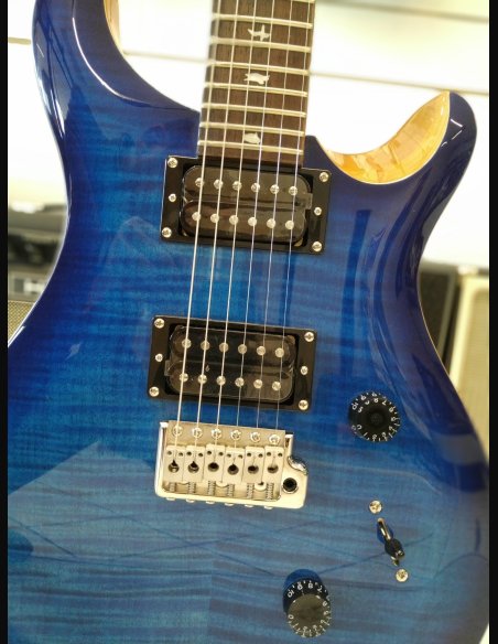 PRS SE Custom 24 Faded Blue Burst