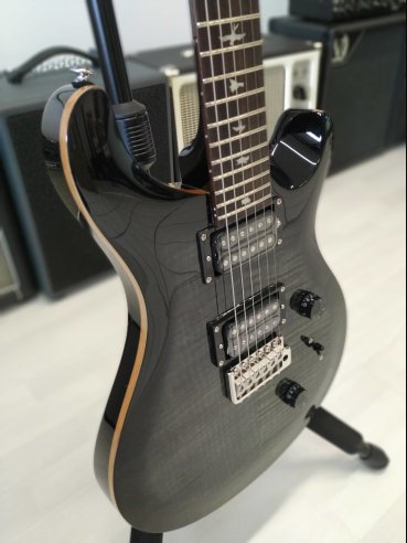 PRS SE Custom 24 Charcoal Burst